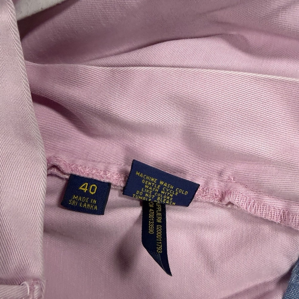 Polo Ralph Lauren Shorts Mens 40 Pink Classic 9" Preppy Chino - Picture 4 of 7